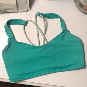Lululemon blue sports bra size 4